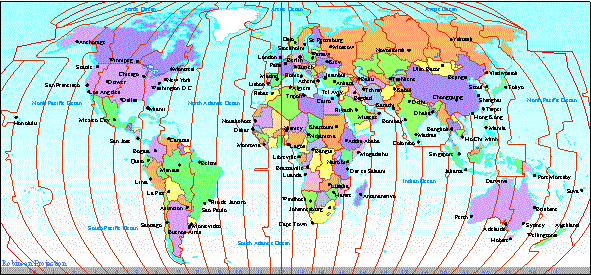 World time zones